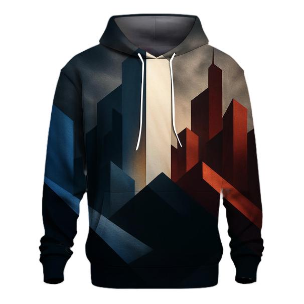 TriColor Geometry zip-up hoodies