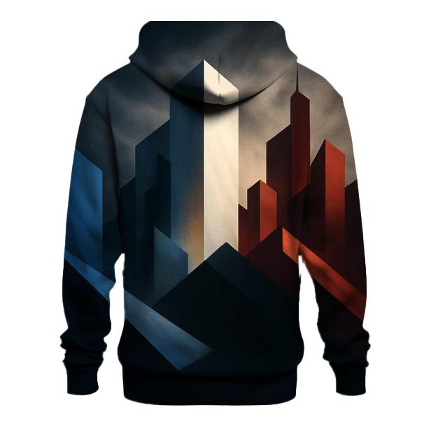TriColor Geometry zip-up hoodies
