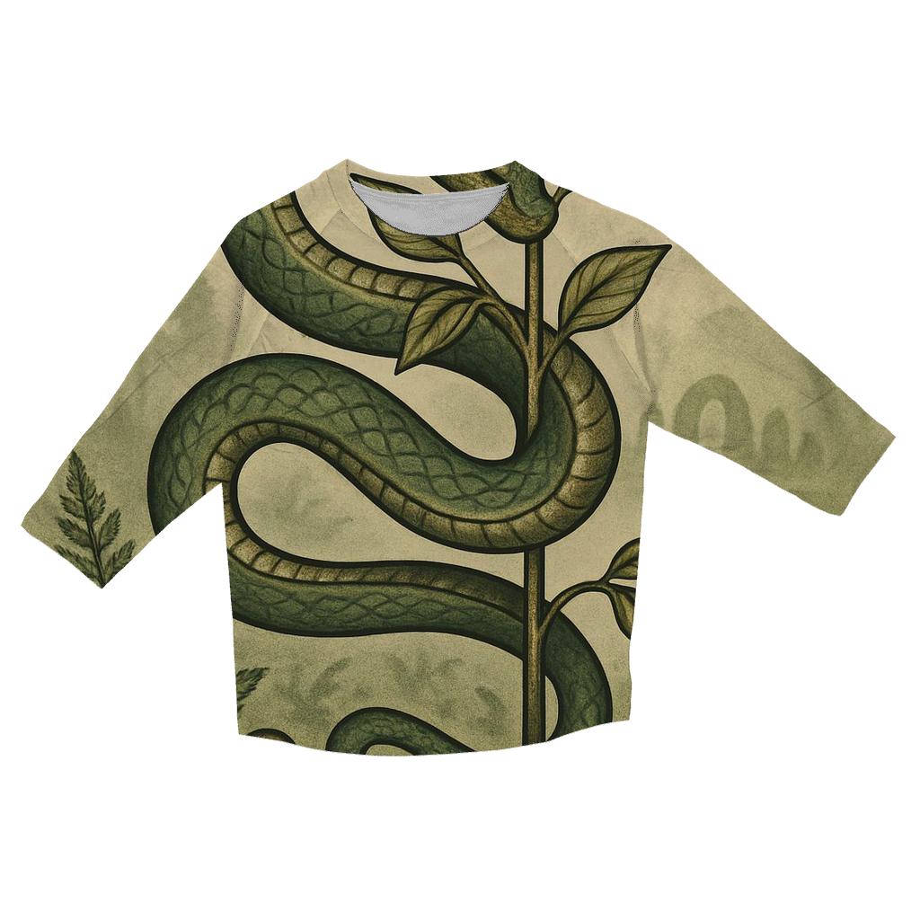 Forest Healer Ouroboros casual three quarter sleeve shirts