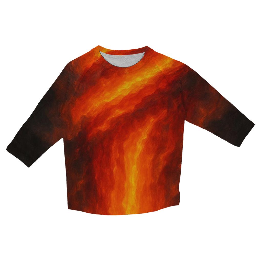Molten Cascade custom 3/4 sleeve shirts
