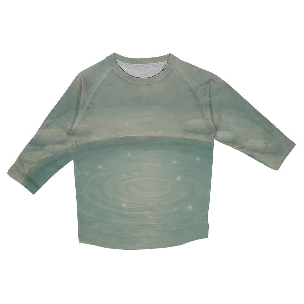 Pool Of Reflective Light stylish quarter sleeve tops