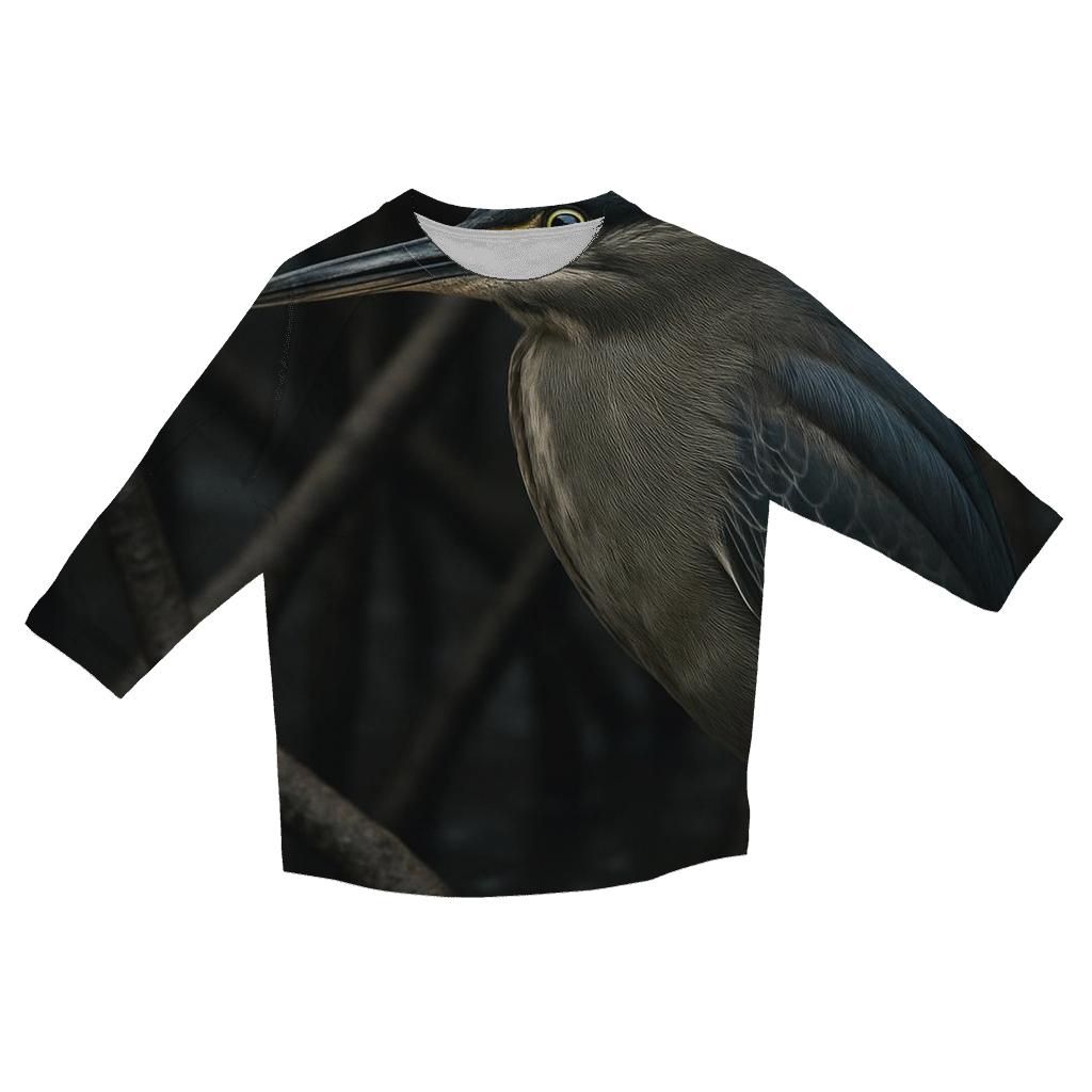 Mangrove Sentinel Mangrove Heron stylish quarter sleeve tops