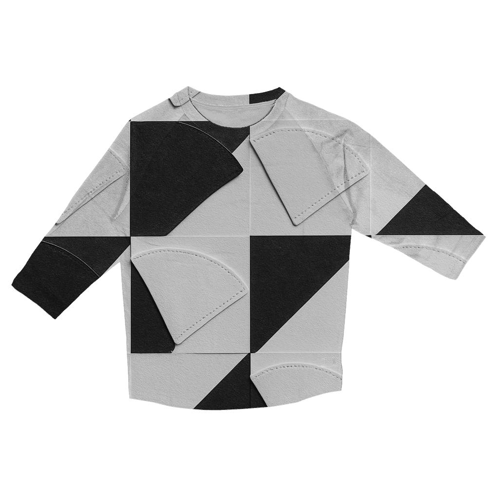 Filter Grid Pattern personalized 3/4 sleeve tees