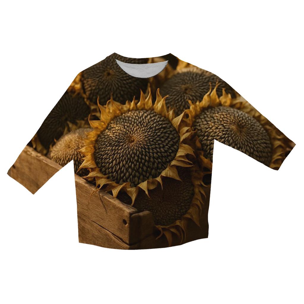 Heirloom Sunflower Seed Exchange casual three quarter sleeve shirts