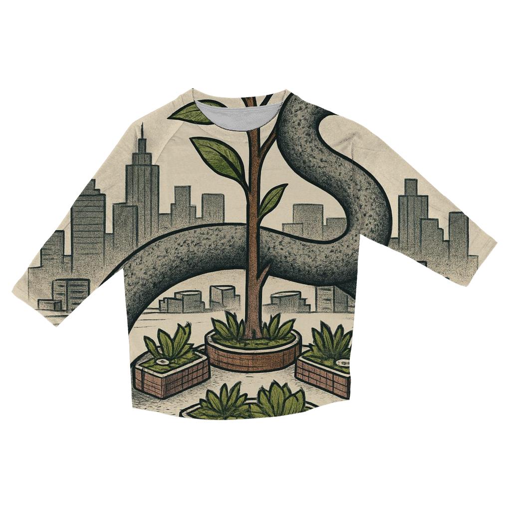 Seed City Ouroboros designer 3/4 sleeve blouses