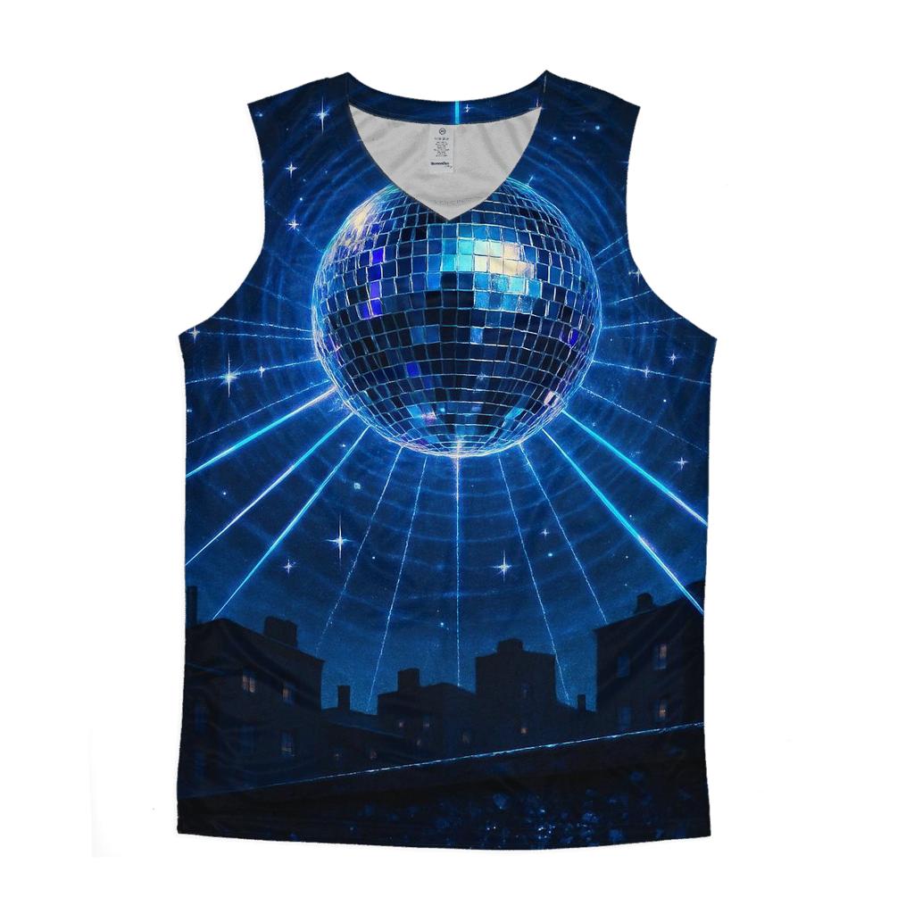 Midnight Disco Halo designer workout tanks