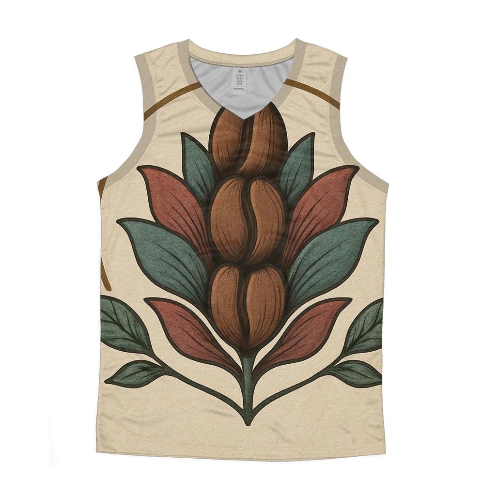 Bean Bloom Emblem sports performance tank tops