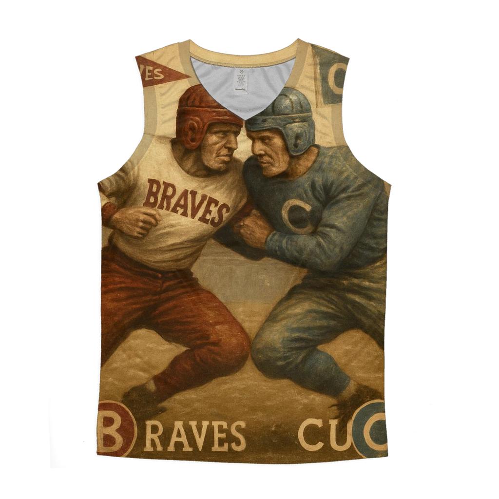 Retro Helmet Brawl trendy fitted tank tops
