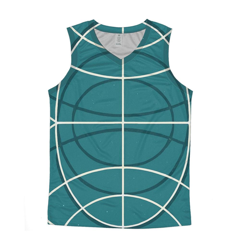 Gravitational-Lens Arc Grid custom tank tops