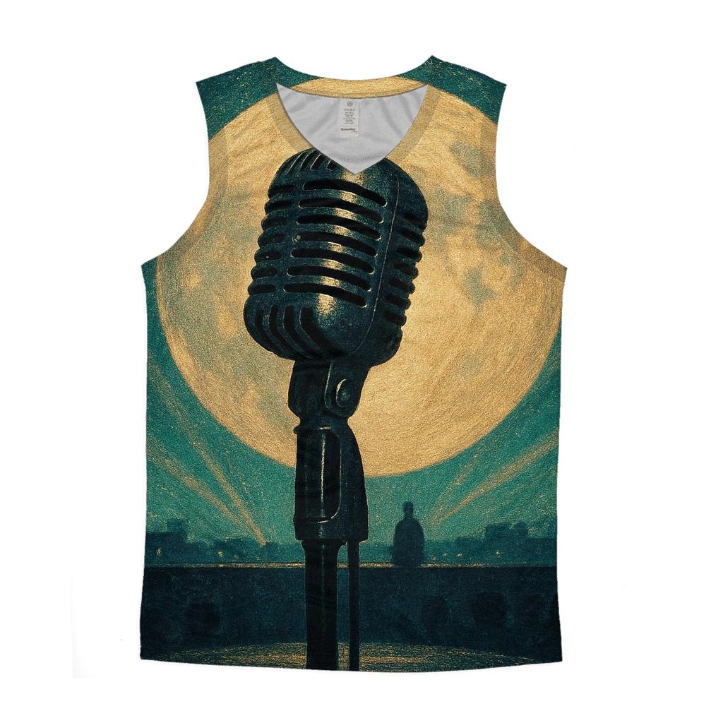 Microphone Moonrise custom tank tops