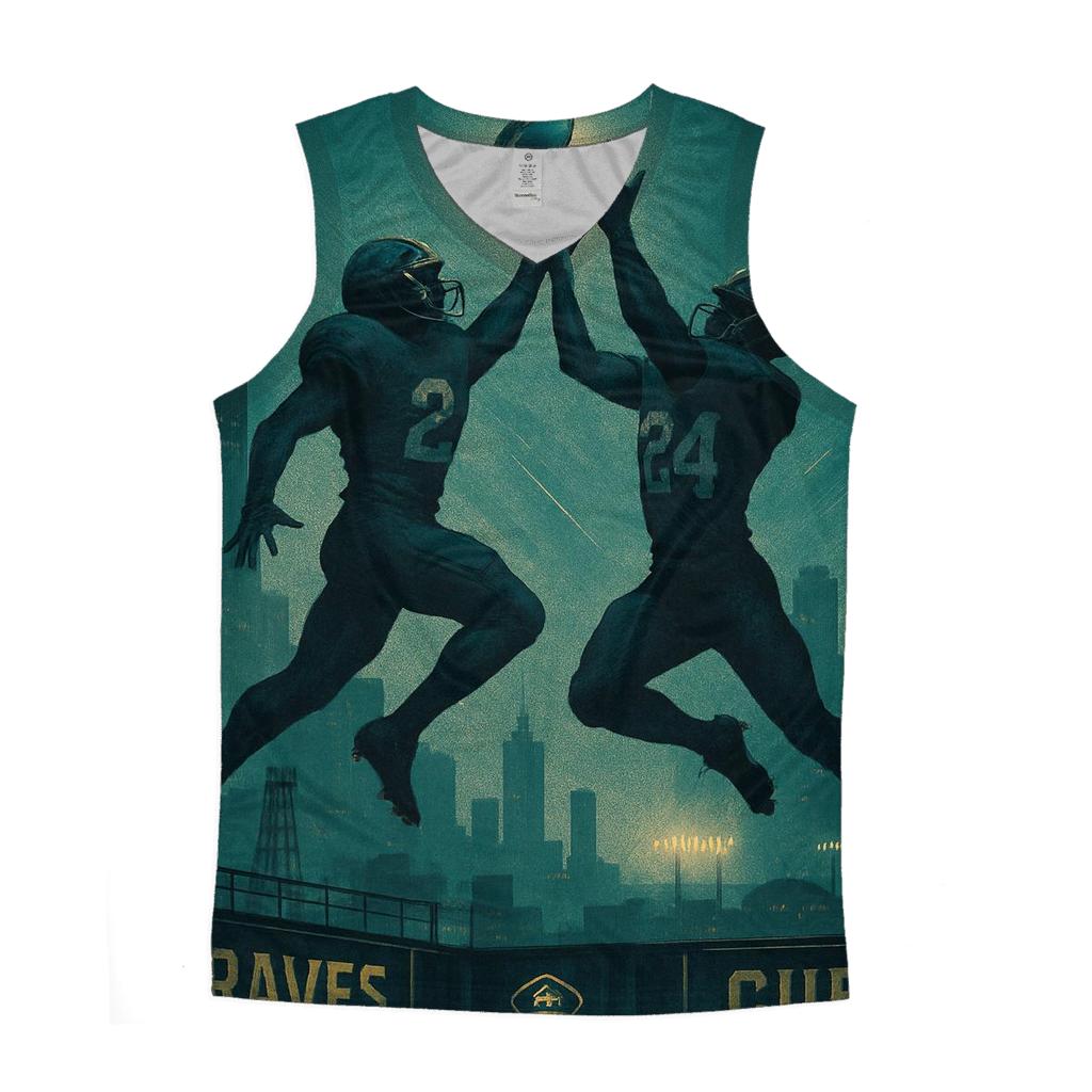 Skyline Blitz Duel designer workout tanks