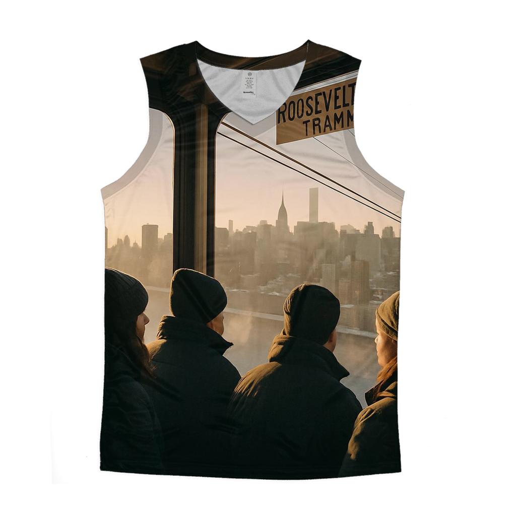 Winter Solstice From Roosevelt Island Tram sports performance tank tops