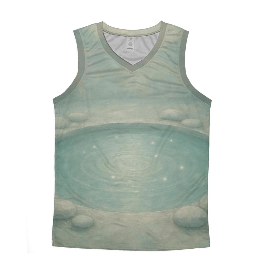 Pool Of Reflective Light cotton sleeveless tops