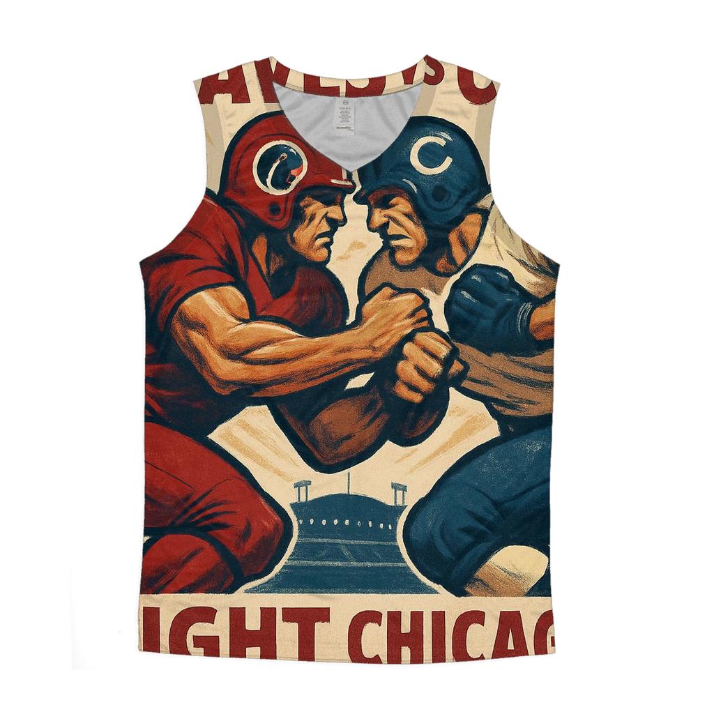 Vintage Poster Face Off stylish racerback tanks