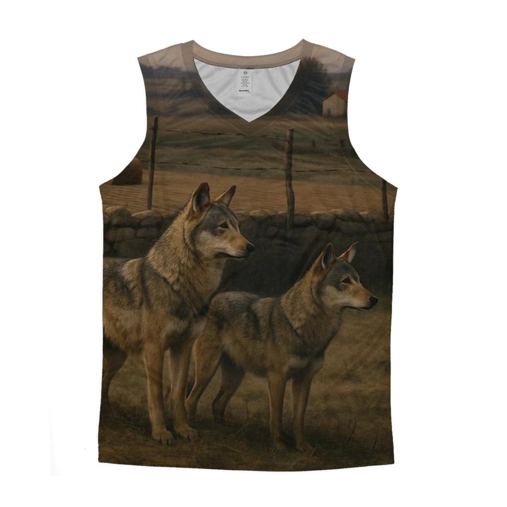 Village Boundary Respect cotton sleeveless tops