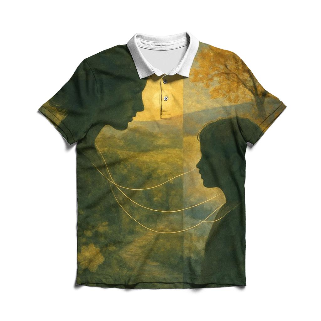 Unseen Threads branded logo polo shirts