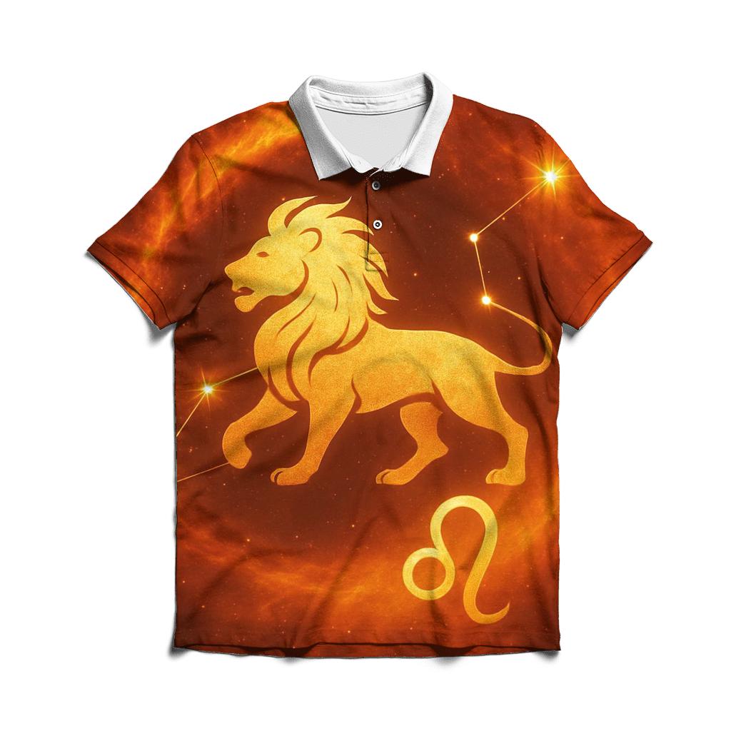 Leo Solar Flare Herald classic pique polos