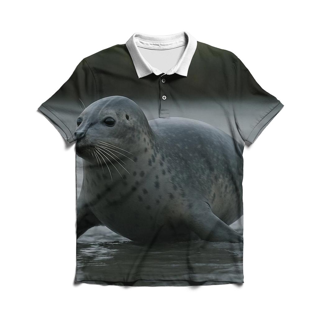 Estuary Pivot Common Seal branded logo polo shirts
