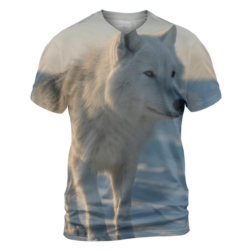 Arctic Alpha At Dusk trendy printed shirt styles