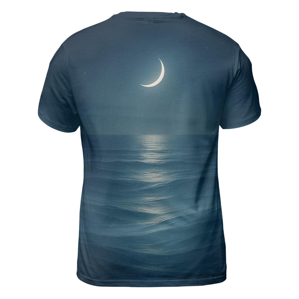 Lunar Tide artistic all-over print tops