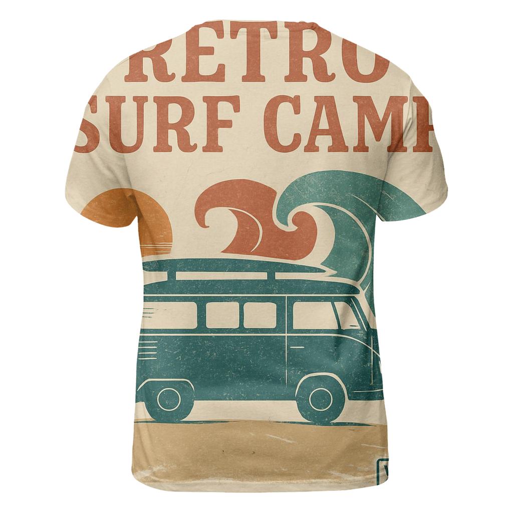 Sunset Surf Camp Poster creative print fashion shirts