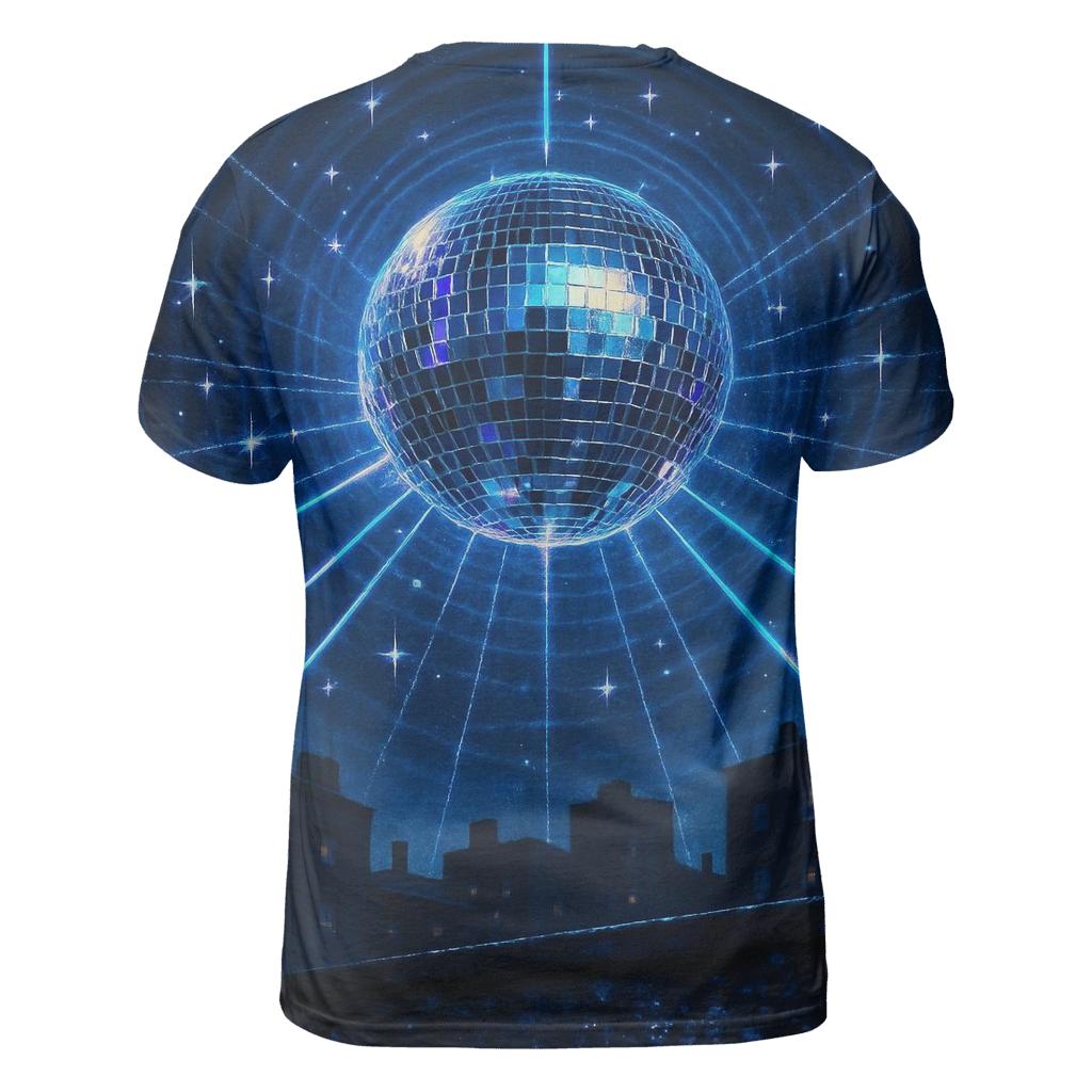 Midnight Disco Halo statement graphic shirts