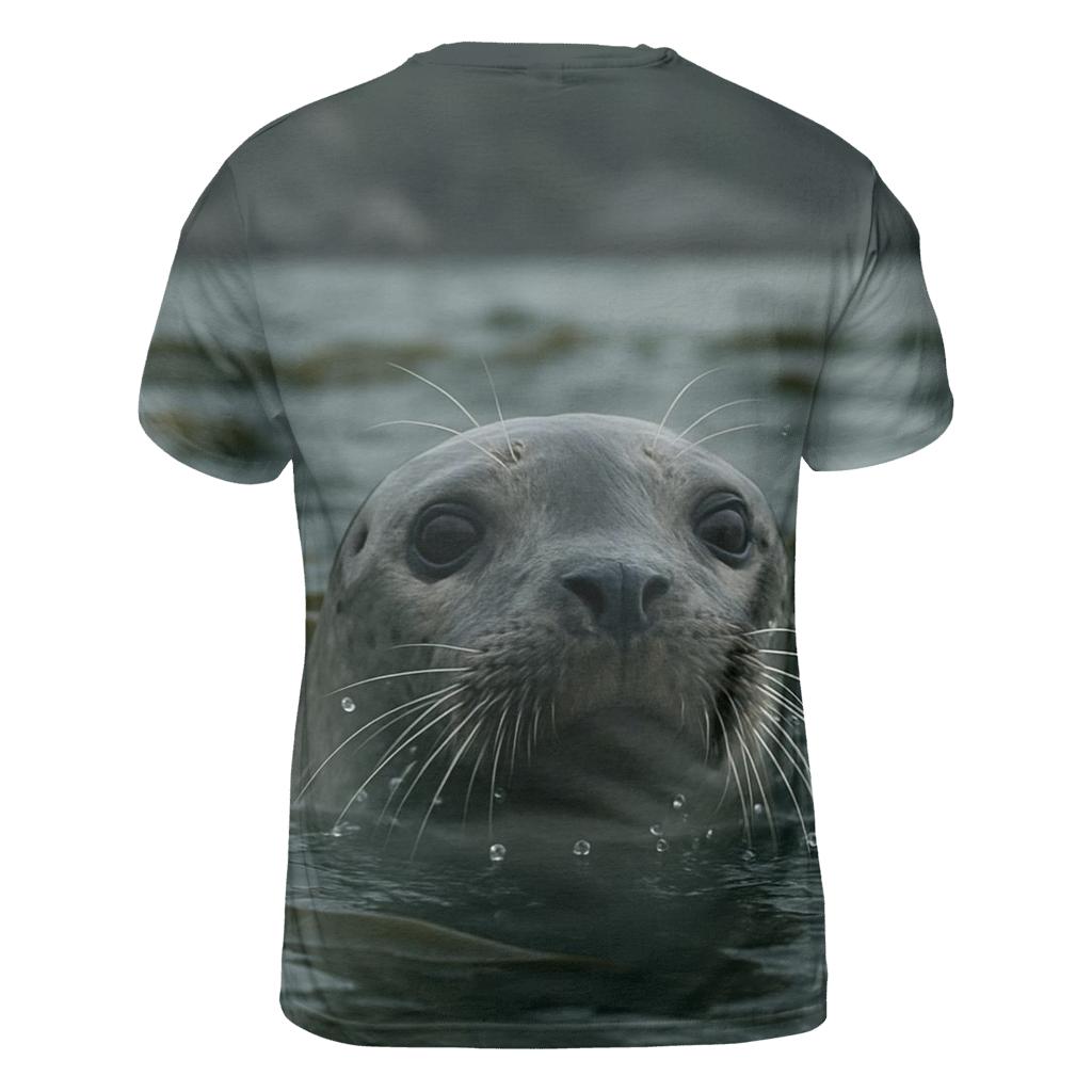 Kelp Cutwater Harbor Seal unique graphic print tees