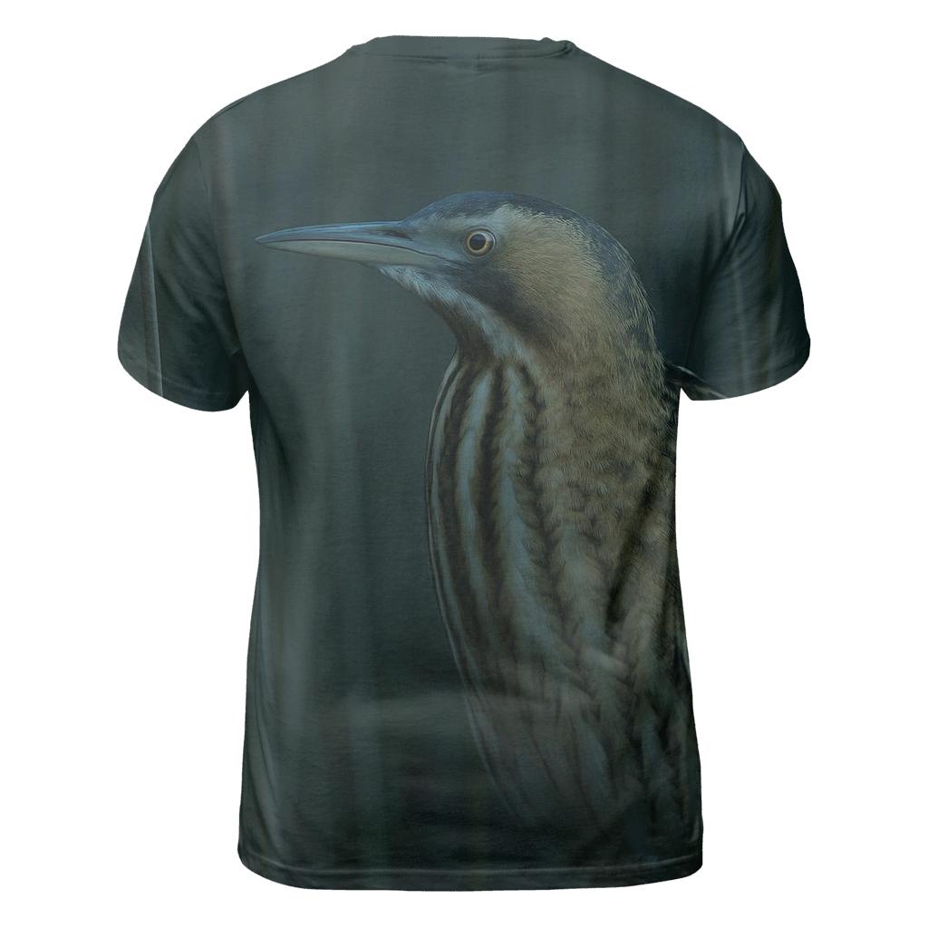 Marsh Nightwatch Bittern vibrant all-over design tees