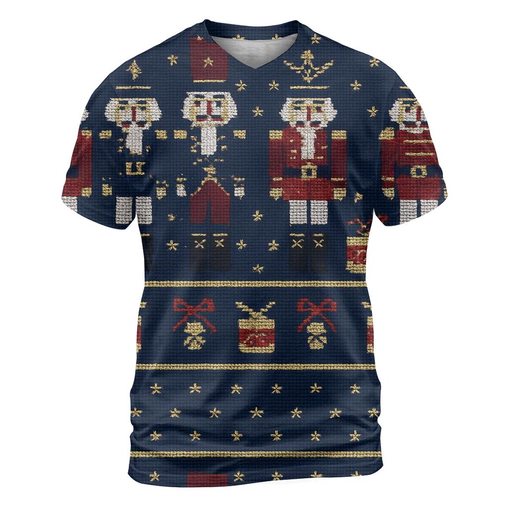 Nutcracker Parade Panel Design creative print fashion shirts