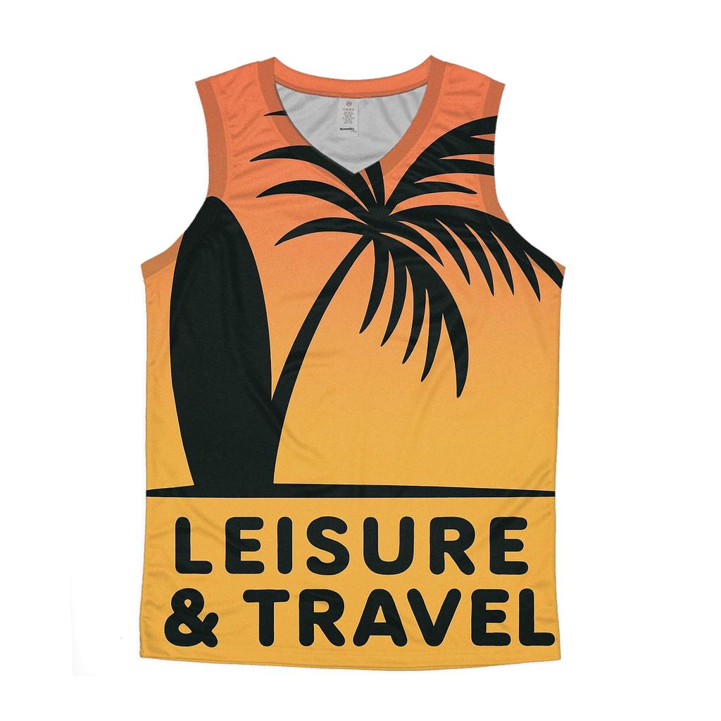 Tropical Minimal Surf casual summer tank tops