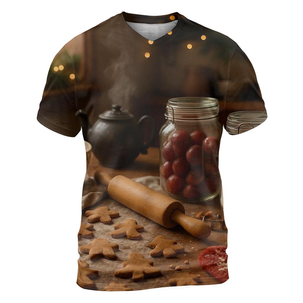 Baking Sugarplum Kitchen Table vibrant all-over design tees