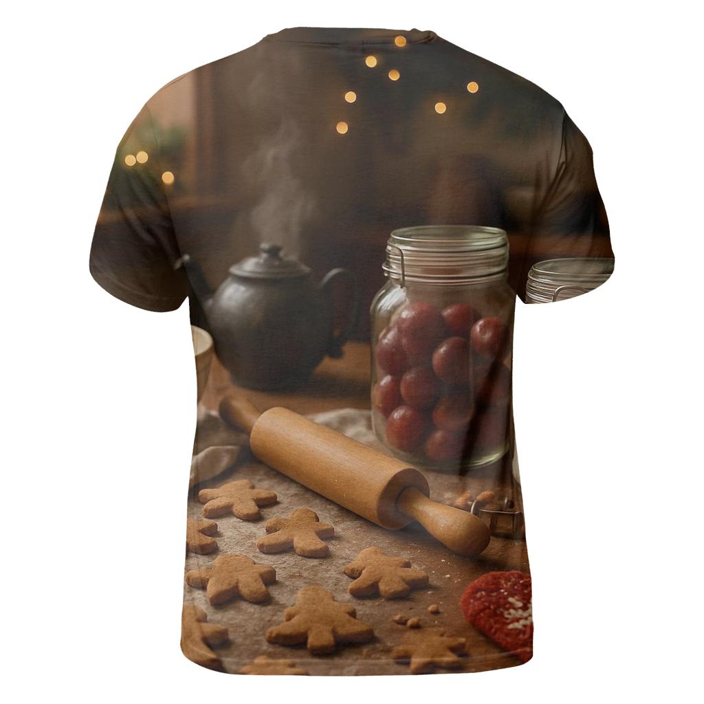 Baking Sugarplum Kitchen Table vibrant all-over design tees