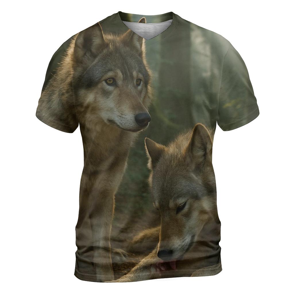 Forest Medic Observant Alpha artistic all-over print tops