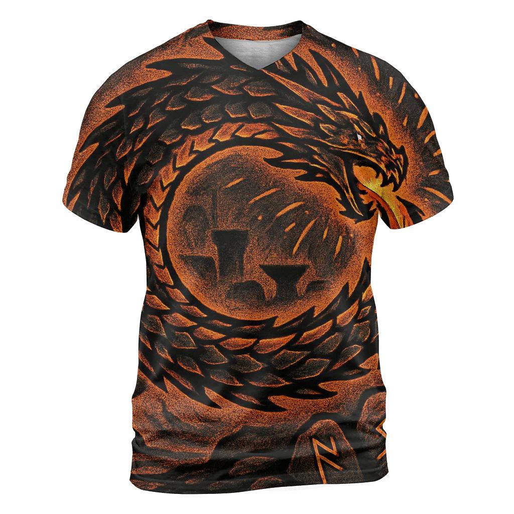 Emberforge Ouroboros custom all-over print shirts