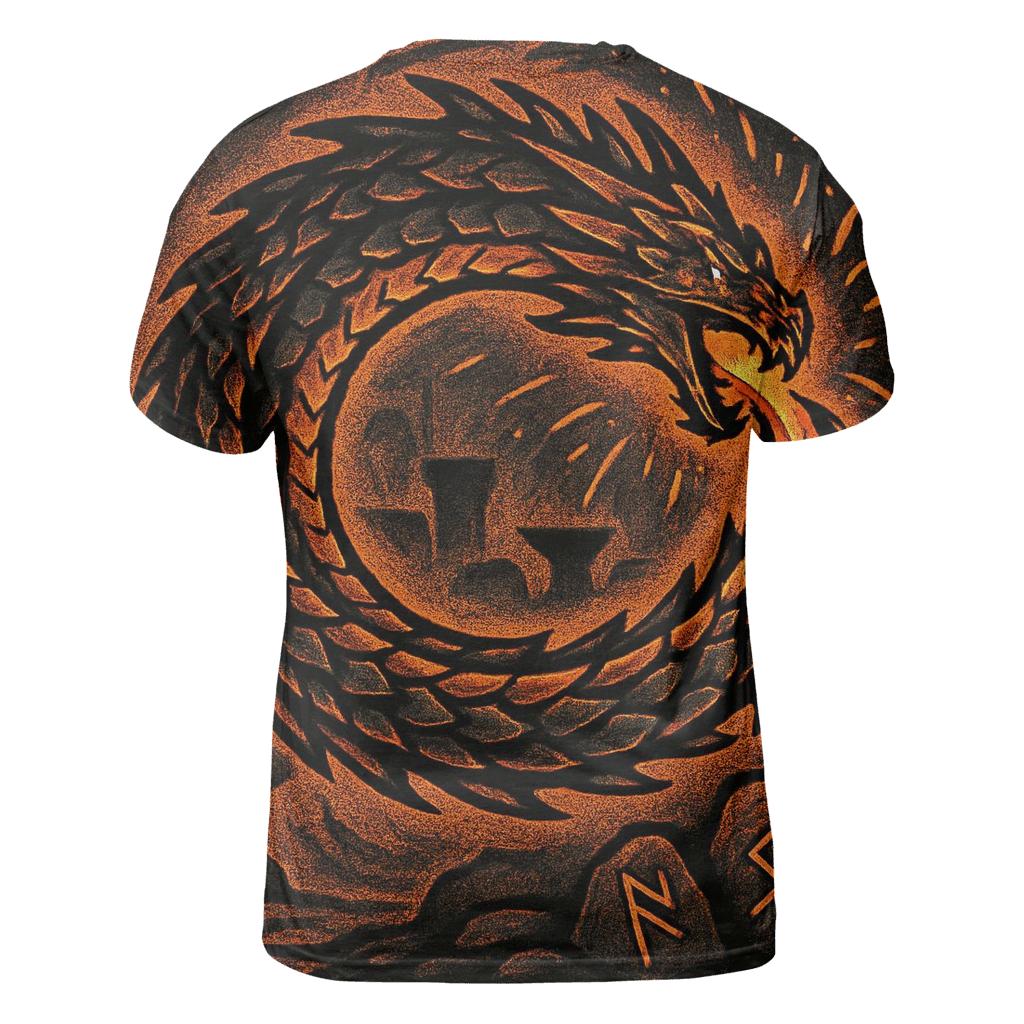 Emberforge Ouroboros custom all-over print shirts