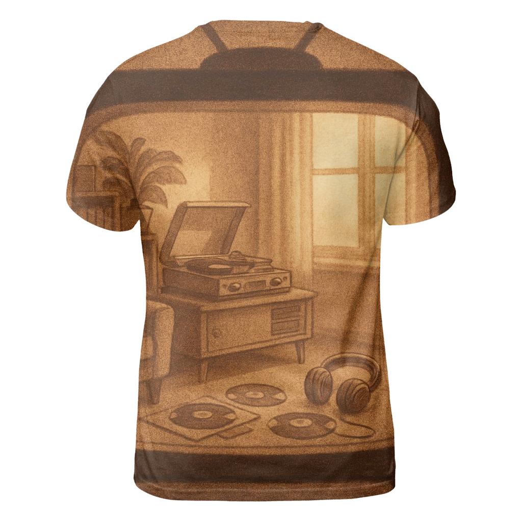 Retro TV Music Room personalized full print shirts