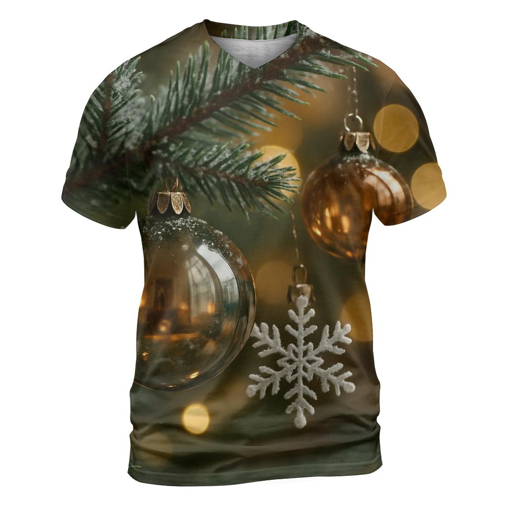 Tree Branch With Glass Baubles custom all-over print shirts