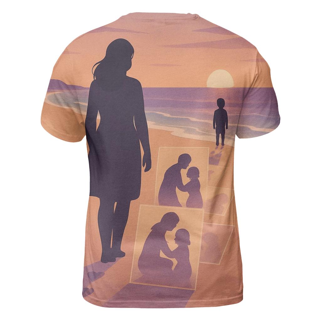 Footprints In The Heart designer pattern shirts