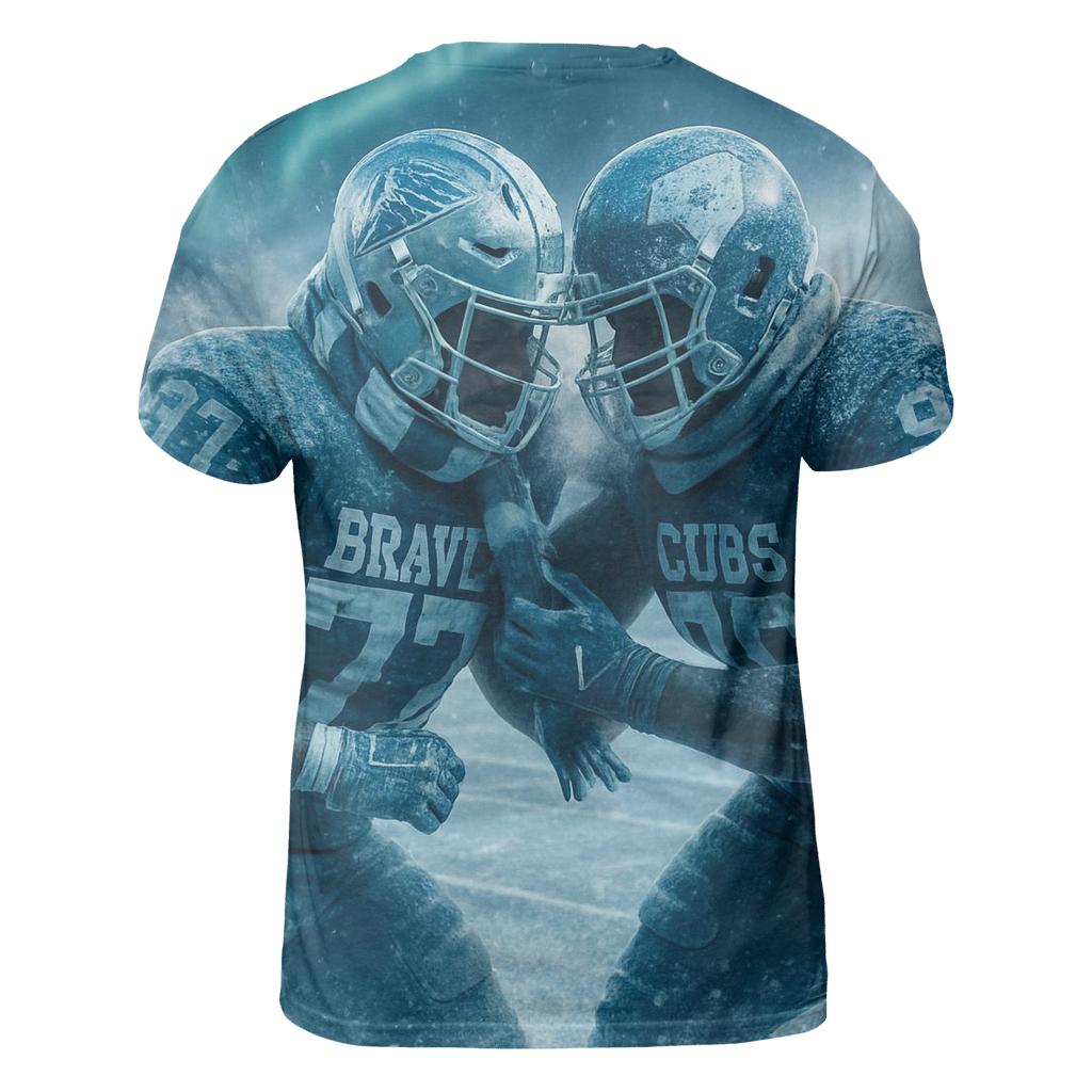 Frozen Field Faceoff statement graphic shirts