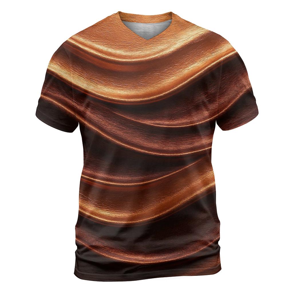 Bronze Ripple Couture trendy printed shirt styles