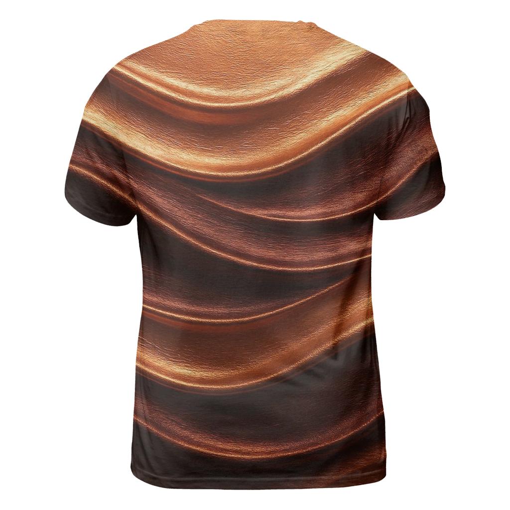 Bronze Ripple Couture trendy printed shirt styles