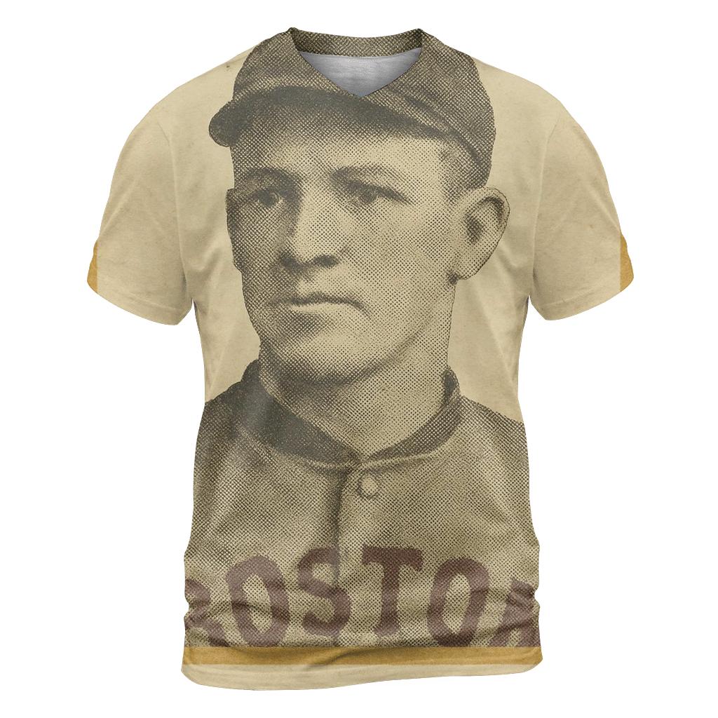 Retro Baseball Card Portrait statement graphic shirts