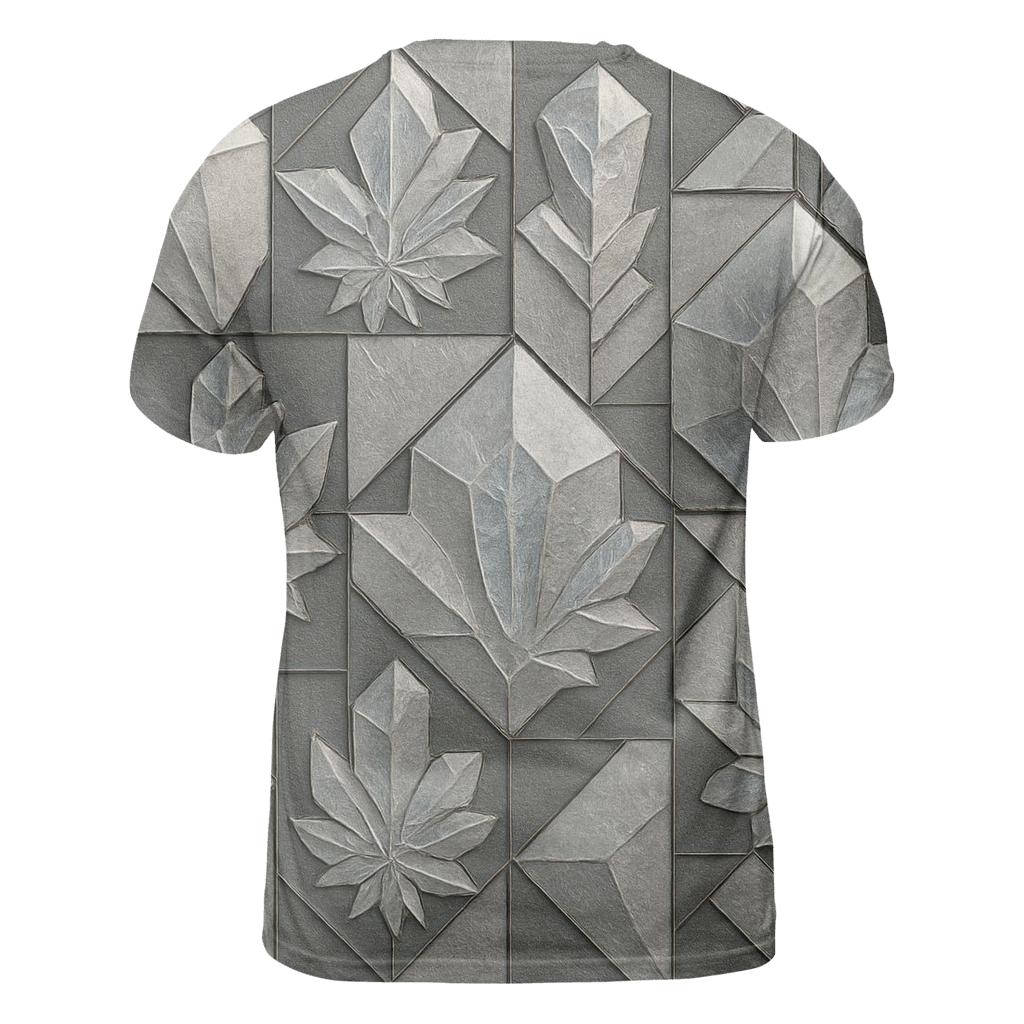 Frosted Crystal Mosaic trendy printed shirt styles