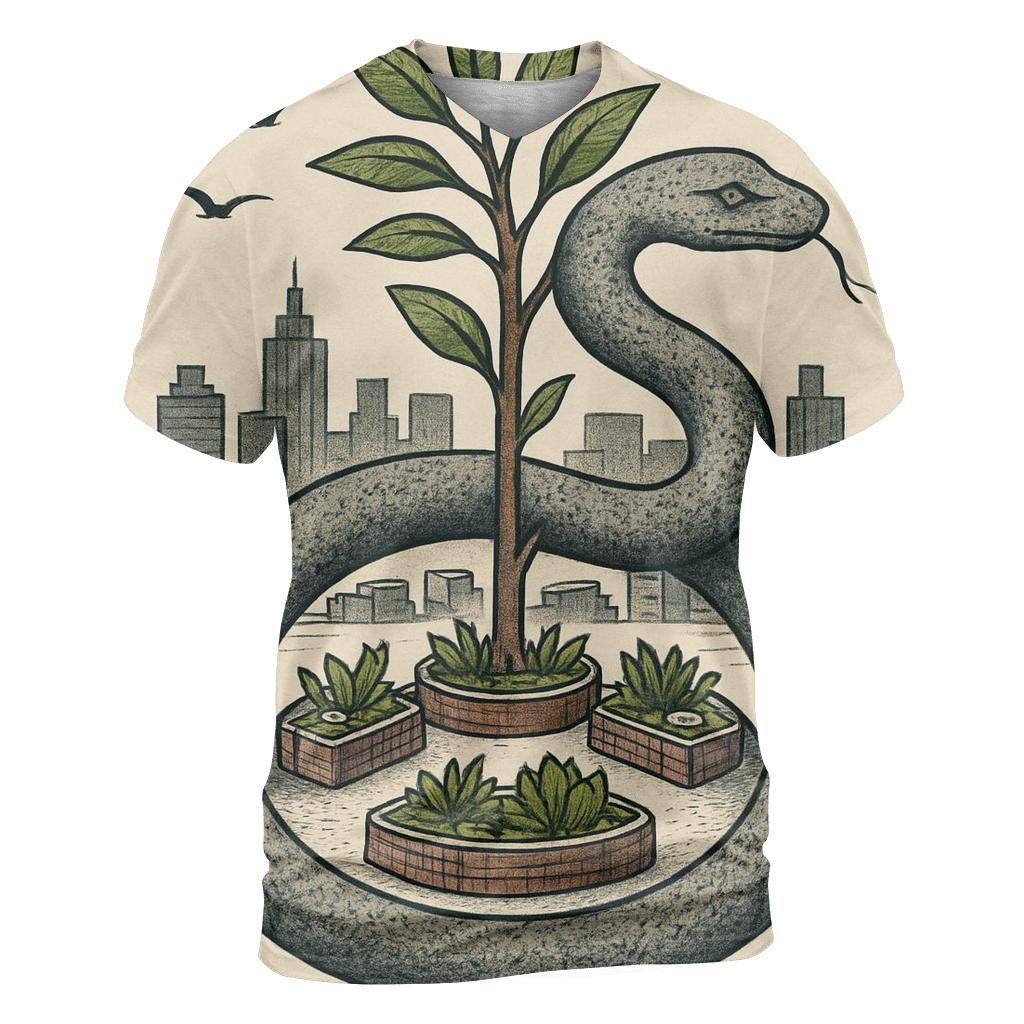 Seed City Ouroboros unique graphic print tees