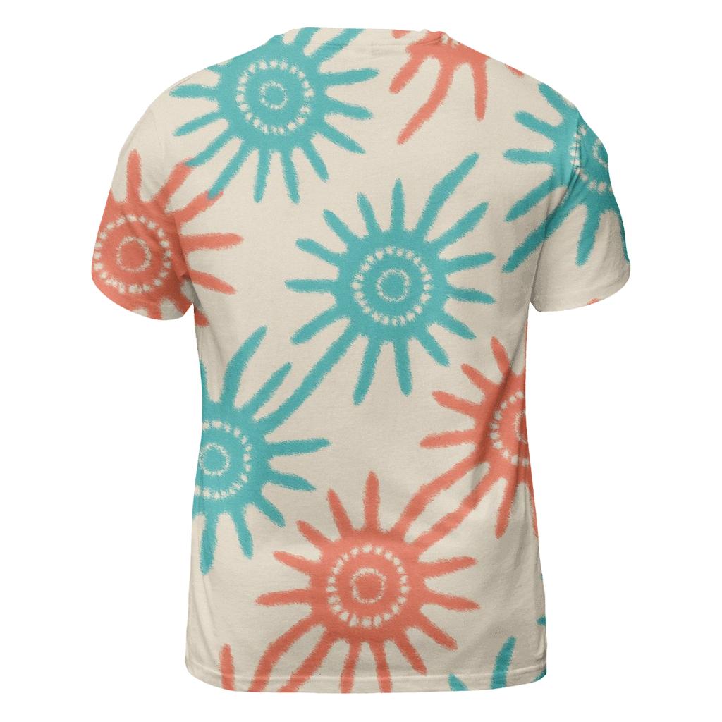 Diagonal Kumo Sail trendy printed shirt styles