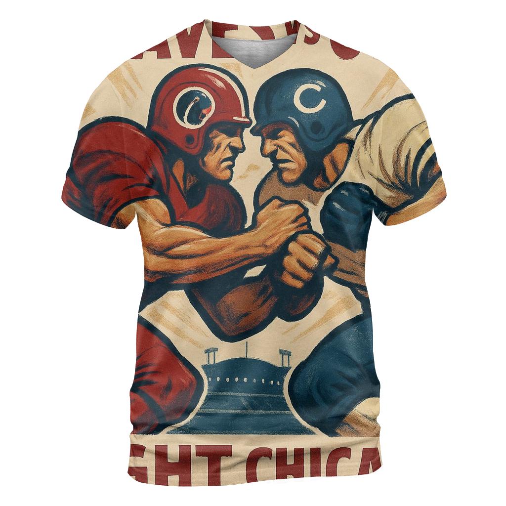 Vintage Poster Face Off personalized full print shirts