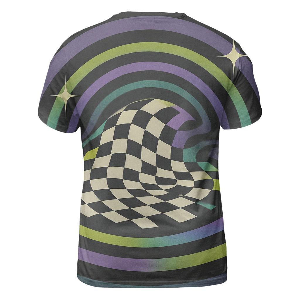 Hologram Checker Rhythm designer pattern shirts