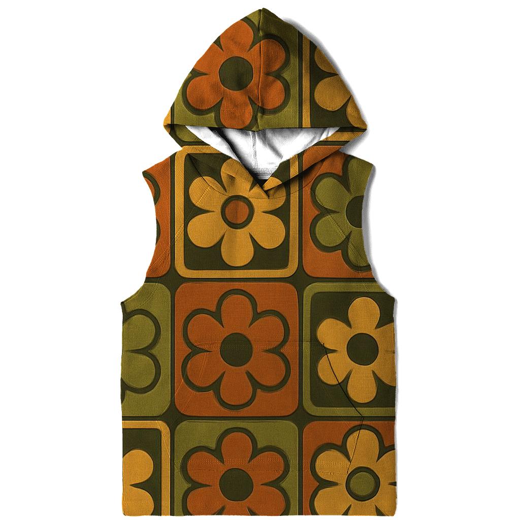 Funky Flower Medallions graphic hoodies