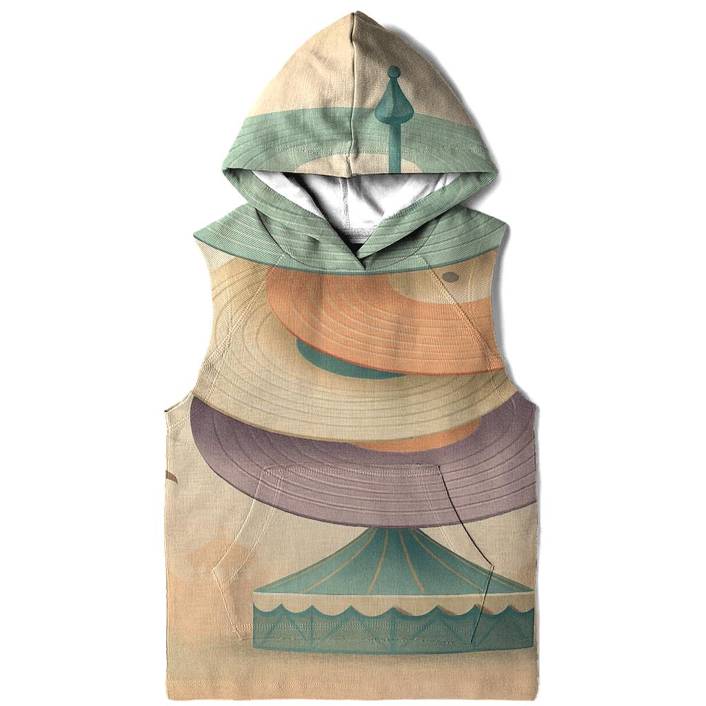 Vinyl Spiral Carousel hoodies fashion