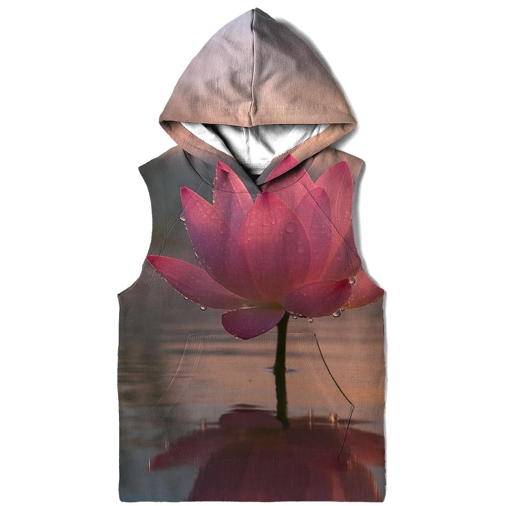 Lotus Pond Dawn Reflection heavyweight hoodies